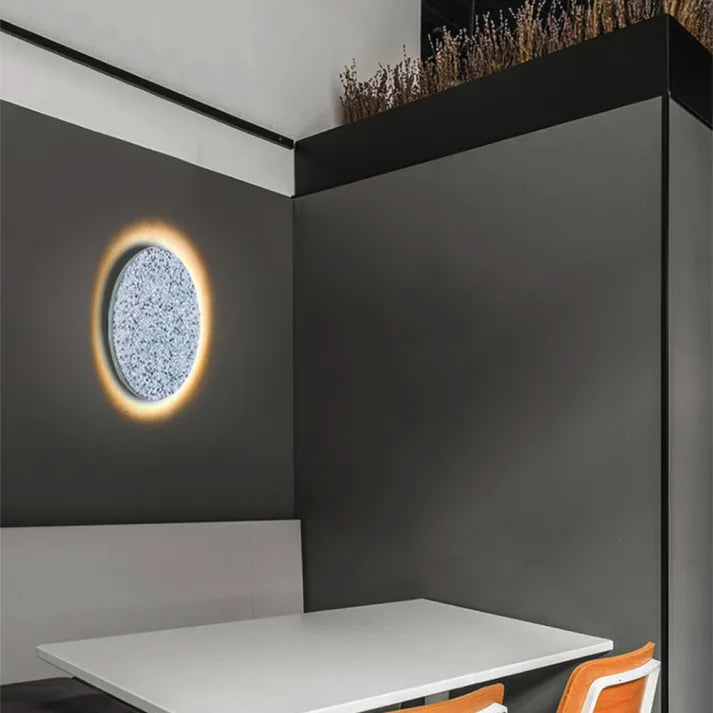 Garduru Wandleuchte | Nordic Design | Terrazzo-Lampe für Treppenhaus & Flur | LED-Beleuchtung