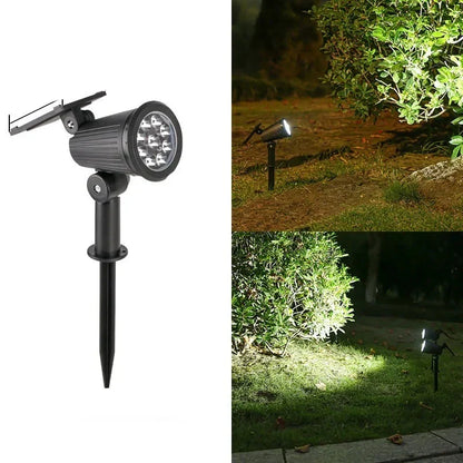 Solar-LED-Strahler - Gartenlampe - Einstellbare Helligkeit - Wasserdicht