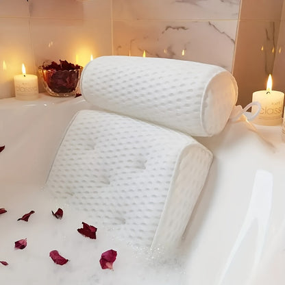 Garduru Spa Badekissen – Weiche Nacken- und Rückenstütze mit rutschfesten Saugnäpfen für ultimativen Komfort