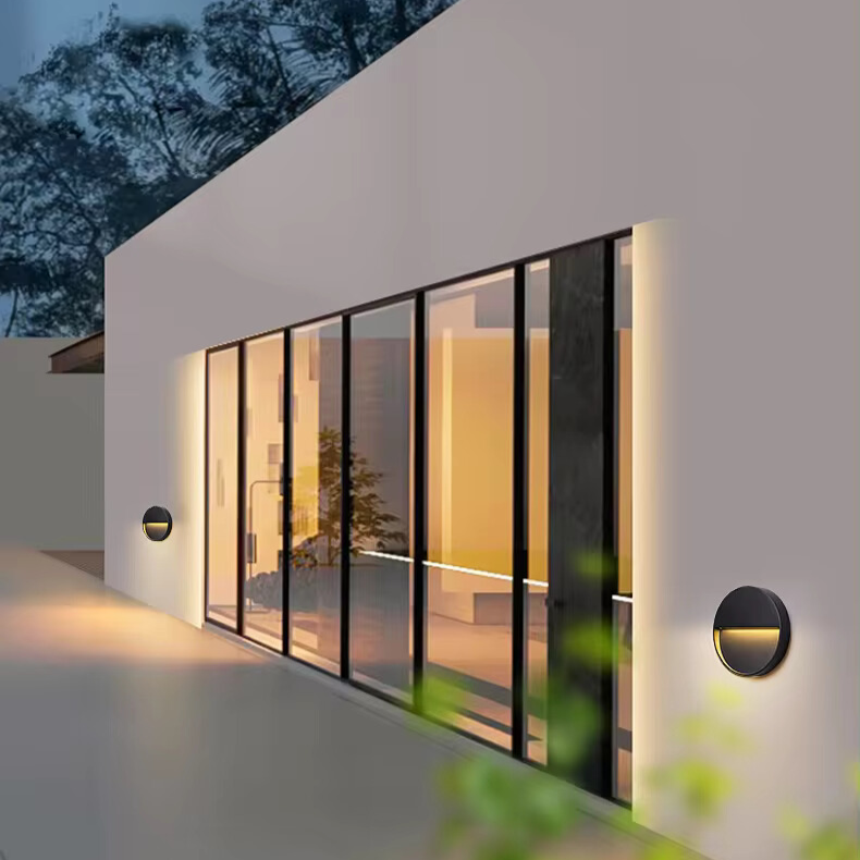 LED-Wandleuchte für Treppen - Wetterfeste Aluminium-Außenlampe