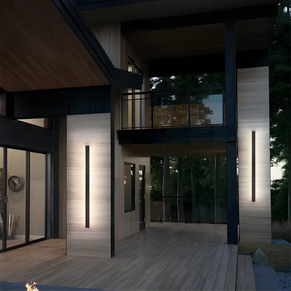 Outdoor Wandleuchte Aluminium Modern LED Wandleuchte