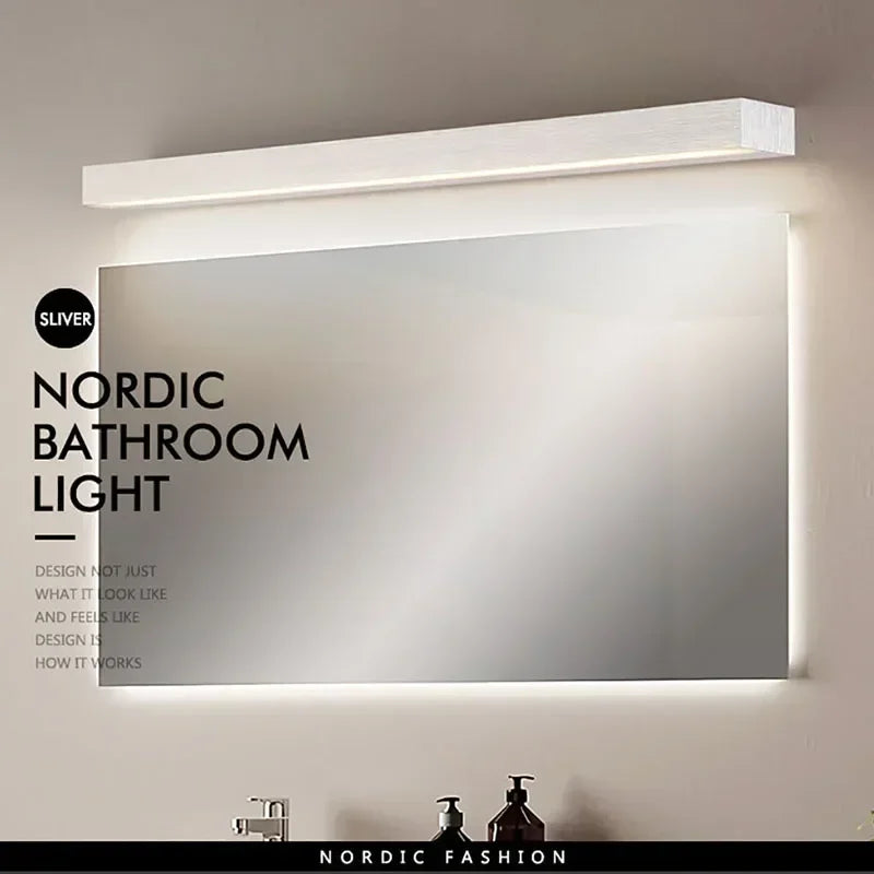 Moderne Aluminium Wasserdichte LED Badezimmer Wandlampe Spiegellichter