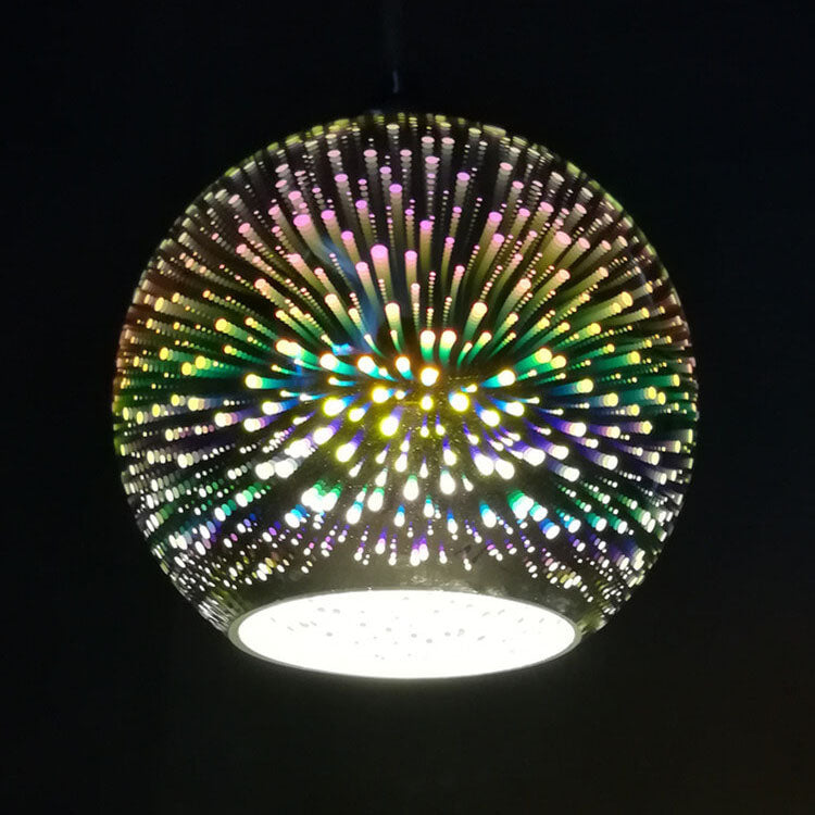 Garduru – 3D Feuerwerks Glas Pendelleuchte