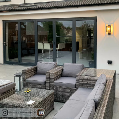 Aluminium Außenwandleuchte für moderne Wohn- und Gartenbeleuchtung