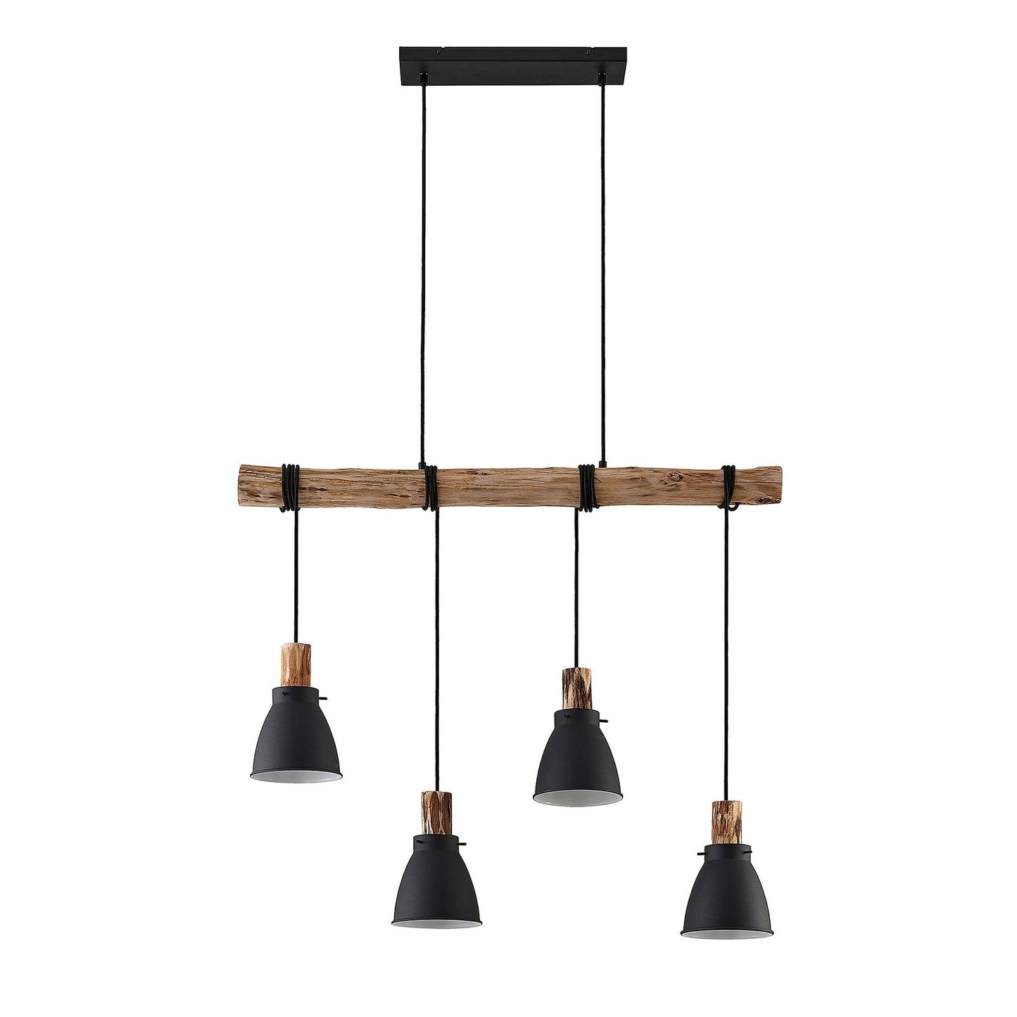 Pendelleuchte Rustikales Holz Metall Deckenlampe