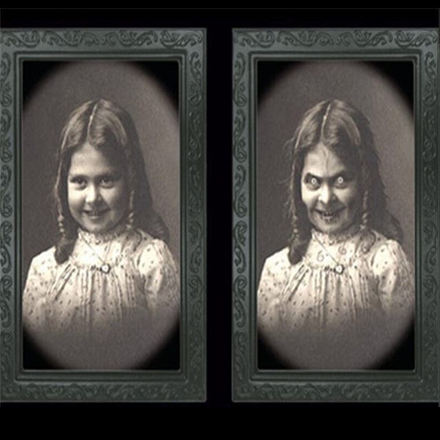 3D Halloween Gesicht Verändernde Geist Porträt