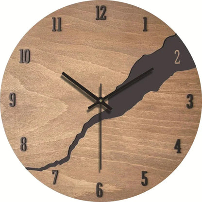 Garduru - Minimalistische Holz-Wanduhr Für Modernes Wohndesign