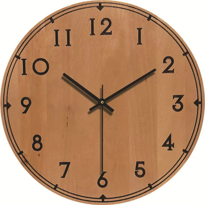 Garduru - Minimalistische Holz-Wanduhr Für Modernes Wohndesign