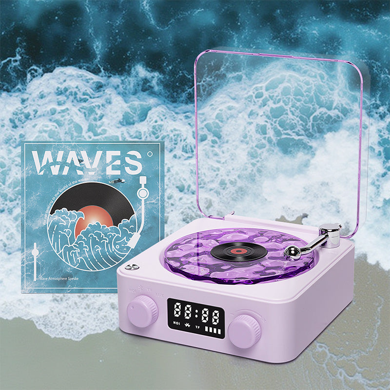 Waves Retro Bluetooth Schallplatten Spieler