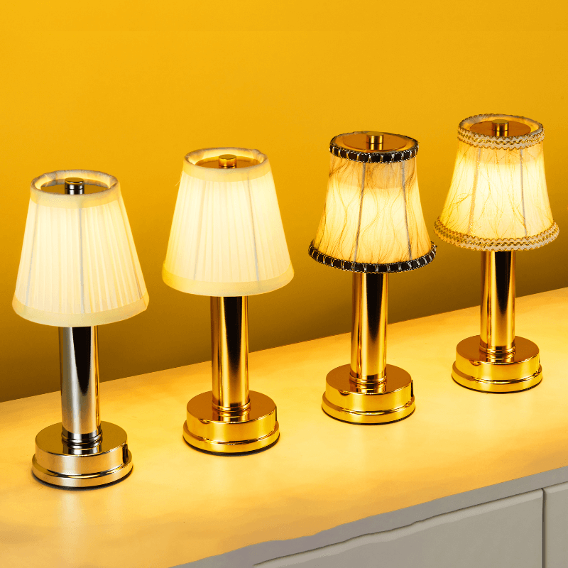 Garduru - LED kabellos Silk Metall Tischlampe | 50% RABATT