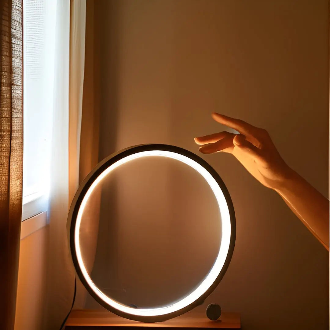 Garduru Glo Lamp - LED Minimalistische Dimmbar Runde Tischlampe