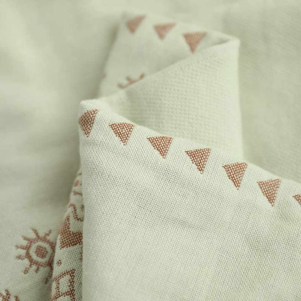 Garduru - Weicher Kopfkissenbezug mit Boho-Muster