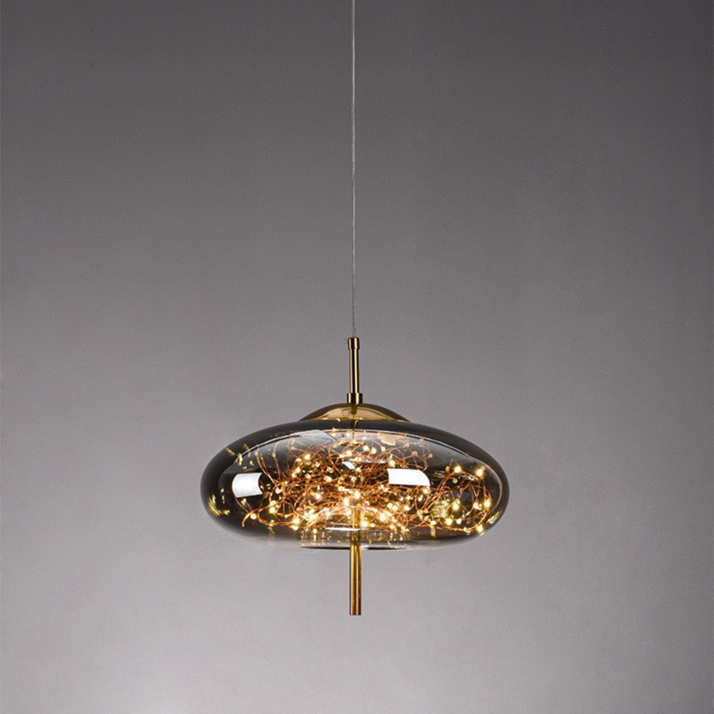 Pendelleuchte Glas Moderne LED Deckenleuchte
