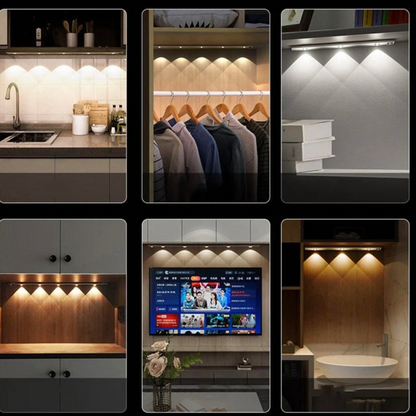 Drahtloses LED-Licht mit Bewegungssensor und USB-Aufladefunktion – Smarte Lampe für den Heimgebrauch