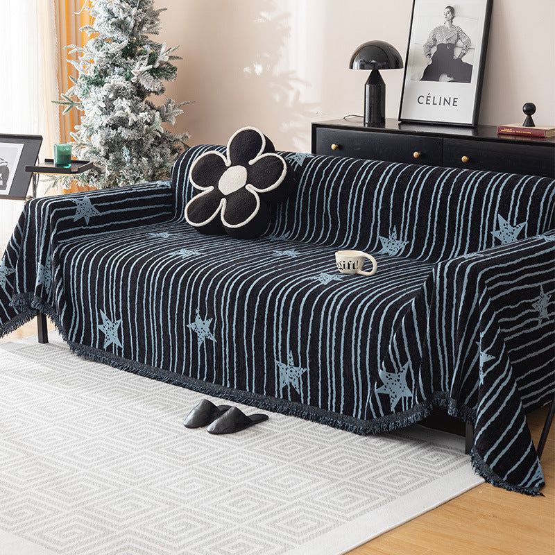 Wishing Star Chenille Sofa/Couchbezug