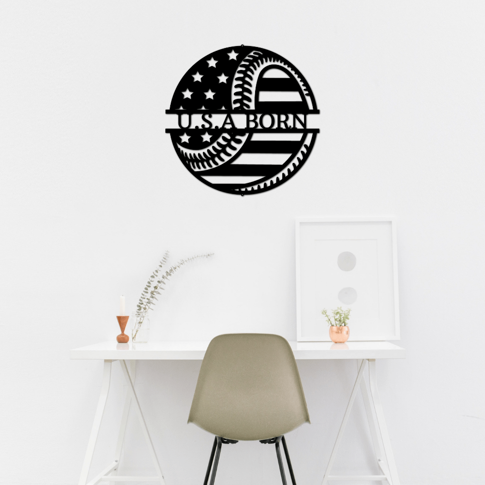 Amerikas Lieblingsbeschäftigung - Metallschild