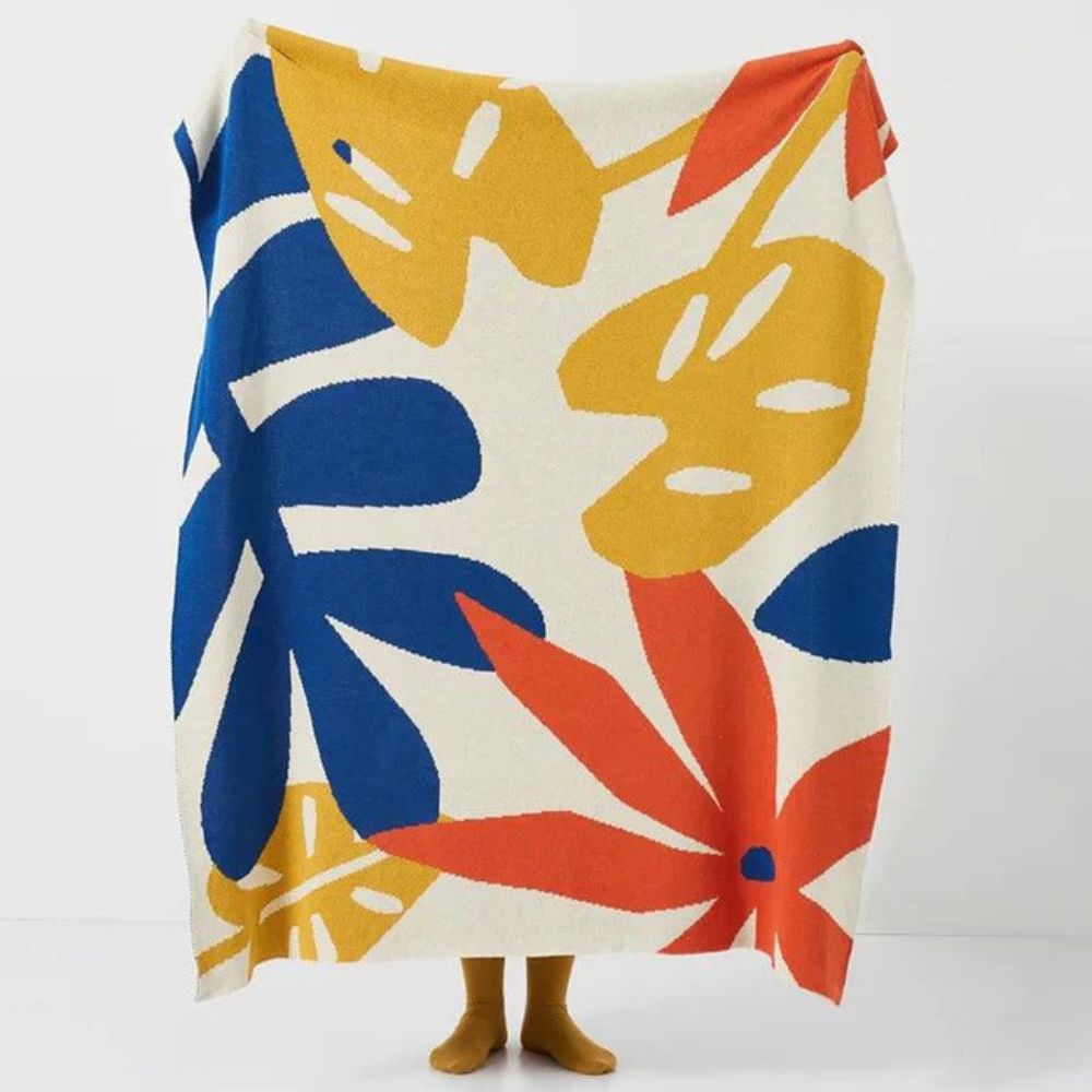 Tropischer Wind Strickdecke