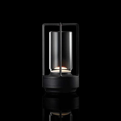 LumiNordic – Kristall Tischlampe mit dimmbaren LED und wiederaufladbarer Batterie