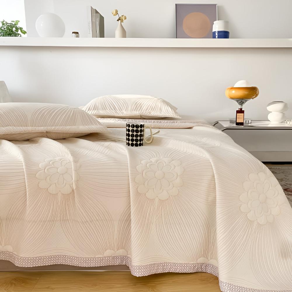 Blumendesign Baumwollüberwurf