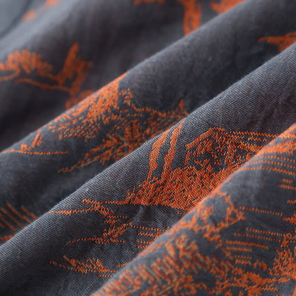 Serene Woodlands Kimono-Robe