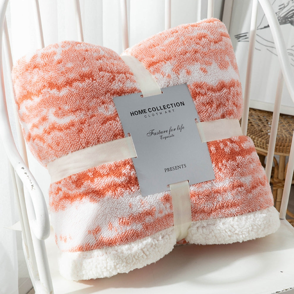 Seraphina Samt Sherpa Decke