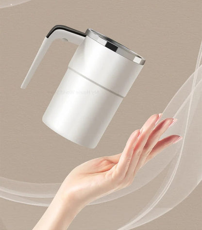Royaleva Wiederaufladbare Selbstrührende Kaffeetasse – Tragbarer Elektrischer Mischbecher aus Edelstahl für müheloses Brühen