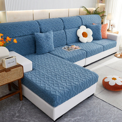 Geometrischer Sectional Couchbezug Dehnbarer Kissenbezug