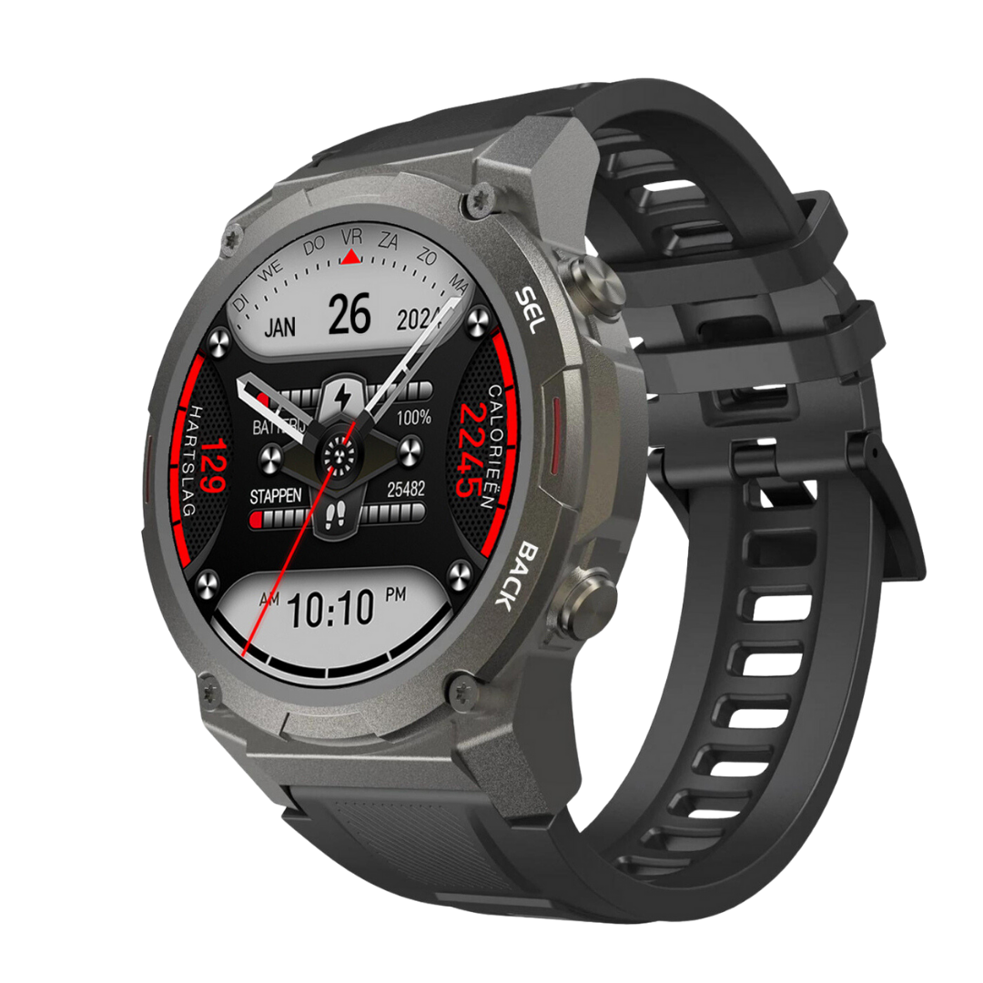 Smartwatch Rugged Wasserdicht Fitness Outdoor Tracker