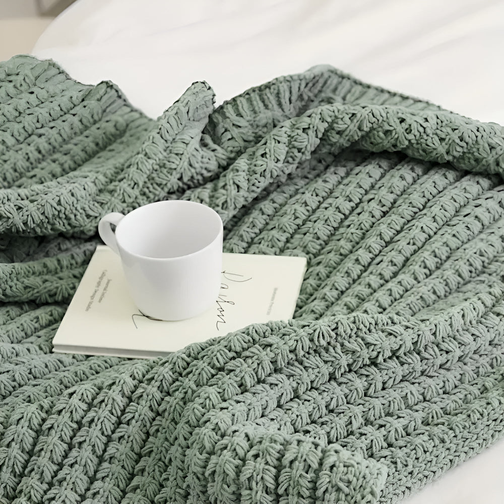 Vintage Chunky Strickdecke