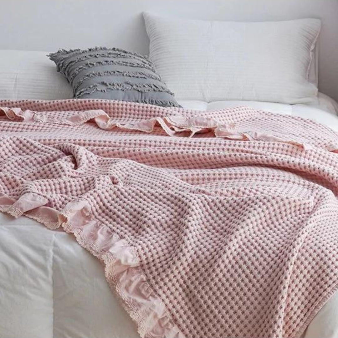 Olivia Waffle Decke