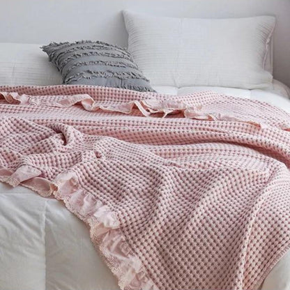 Olivia Waffle Decke