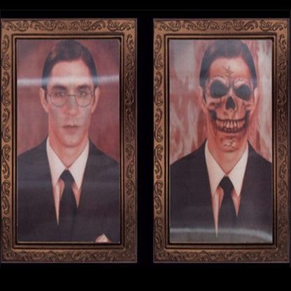 3D Halloween Gesicht Verändernde Geist Porträt