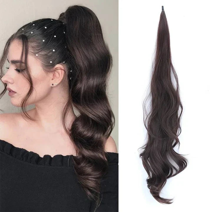 Verstellbare wellige Ponytail-Extension