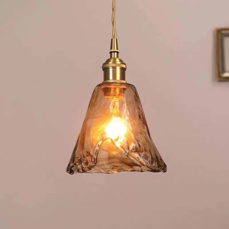 Pendelleuchte Vintage Glas Deckenleuchte