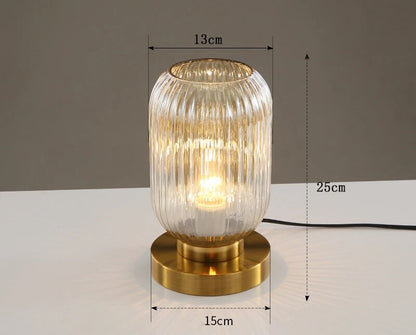 Nordic Design Tischlampe aus Glas – Moderne Eleganz LED