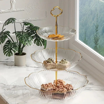Garduru - Moderne 3-Etagen-Fruitschale für Küche & Wohnzimmer