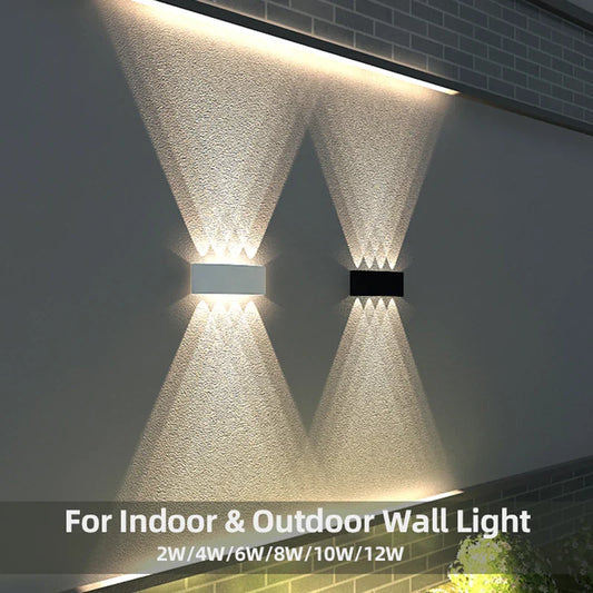 Outdoor Quadrat Wandlampen