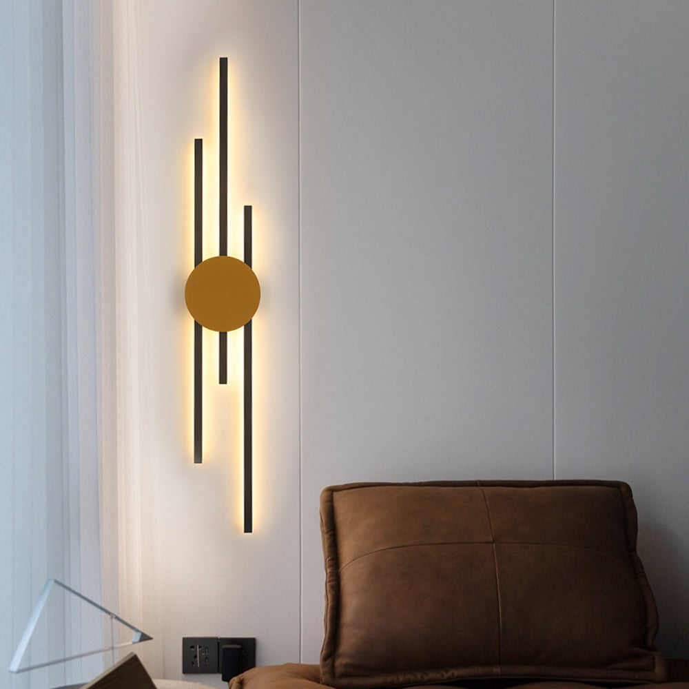 Moderne Industrielle LED-Wandlampe - LumoGlow