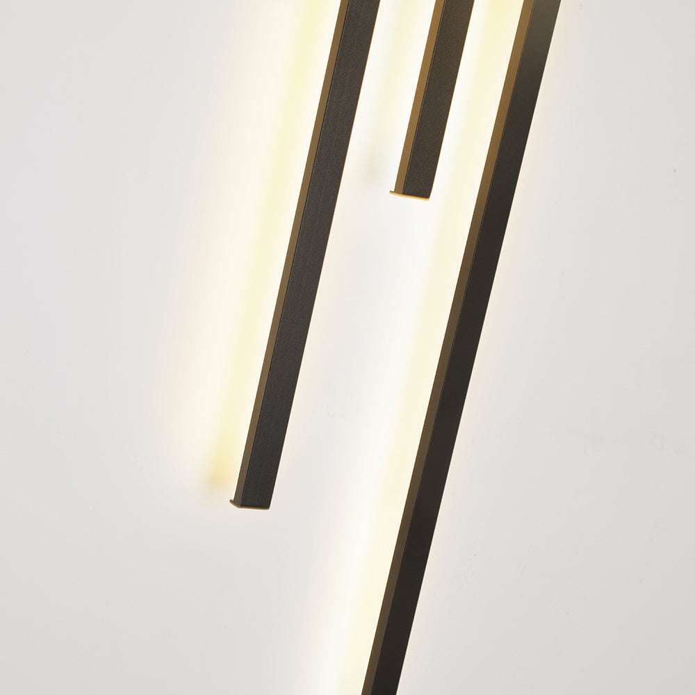 Moderne Industrielle LED-Wandlampe - LumoGlow