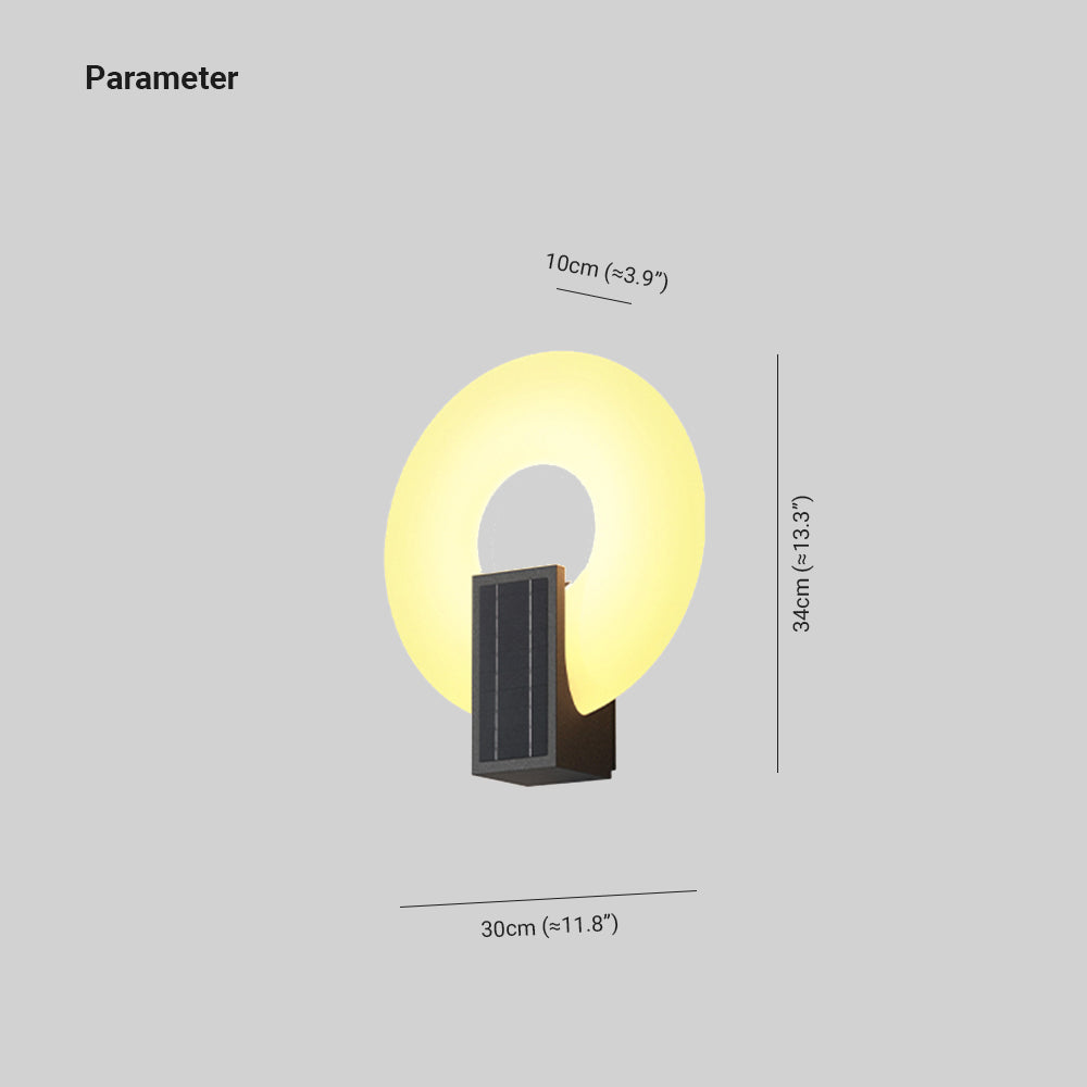 Garduru Moderne Wasserdichte Acryl Solar Außenlampe