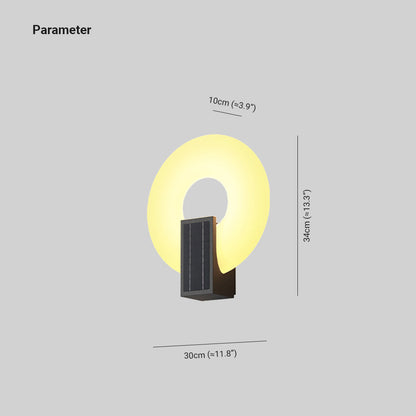 Garduru Moderne Wasserdichte Acryl Solar Außenlampe