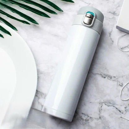 500ml Edelstahl-Vakuumflasche - Bouncing Cover Thermobecher für Kaffee, Tee, Milch, Reisenutzung