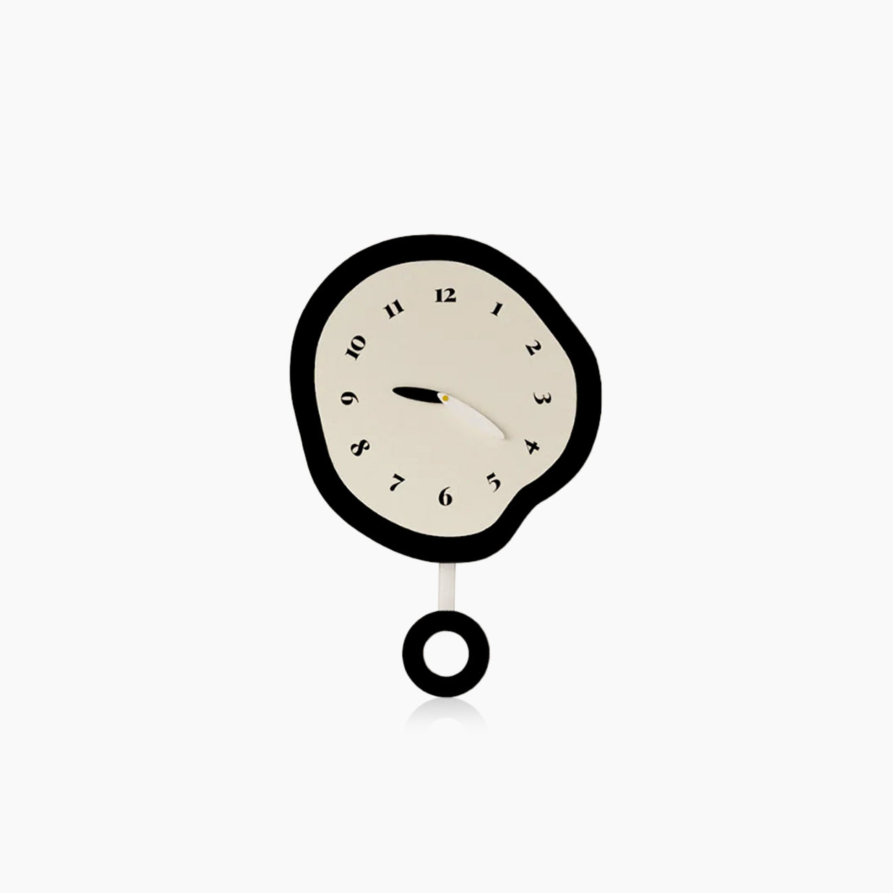 Abstract Silent Wall Clock Large with Modern Design – Stylische Uhr für Wohnzimmer und Schlafzimmer, Erhältlich in zwei Größen