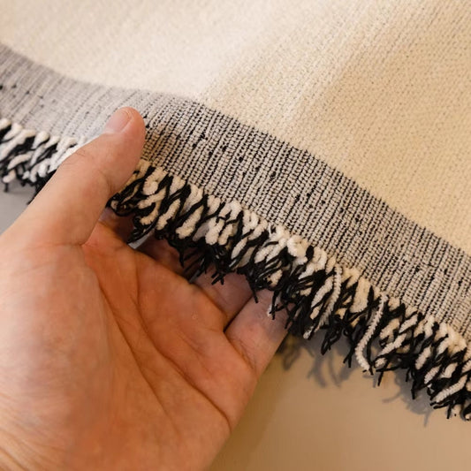 Abstract Pinselstrich Chenille Sofabezug