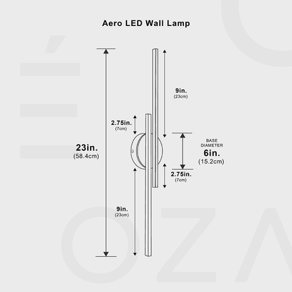 Aero LED Wandleuchte