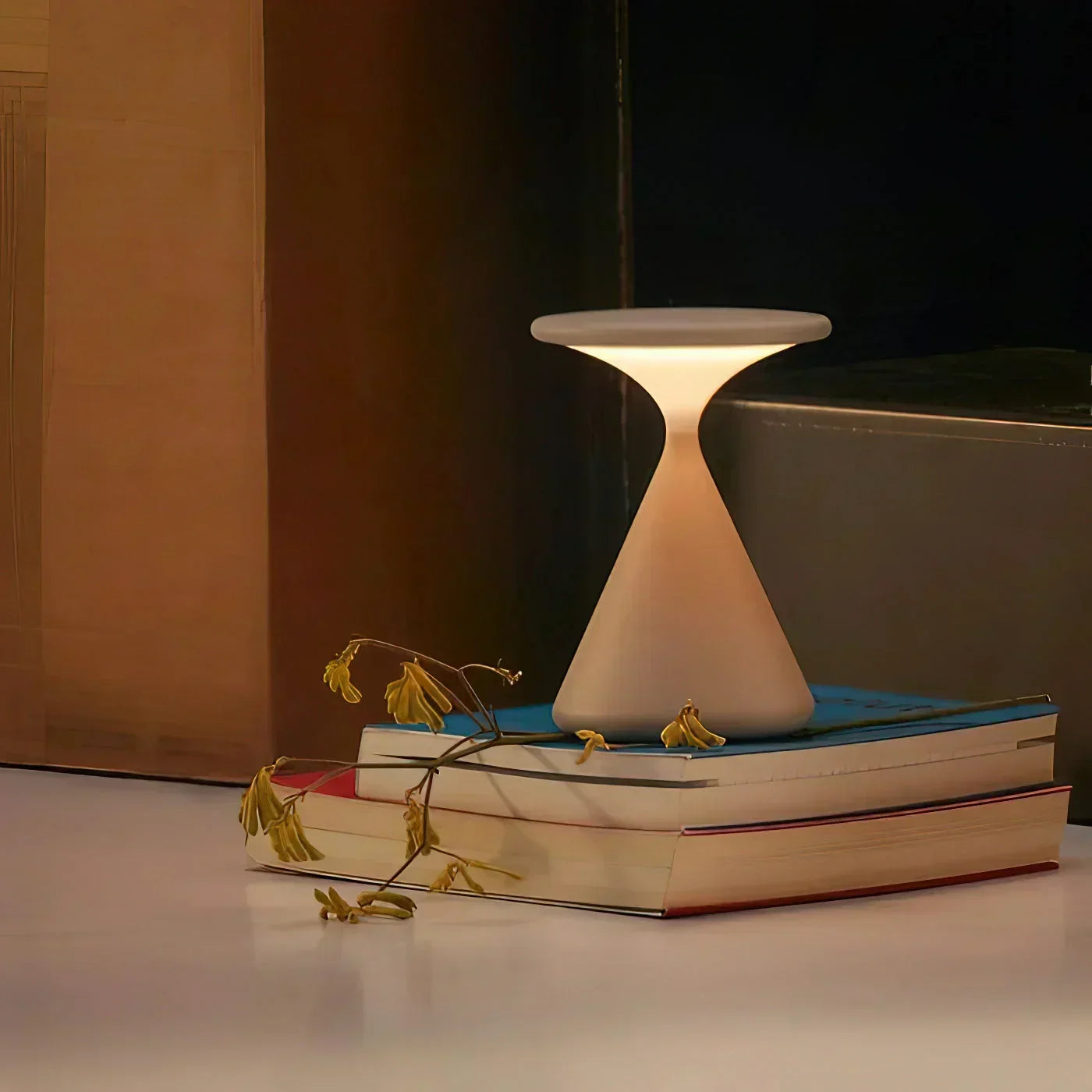 GlowSand - Elegante Sanduhr Tischlampe