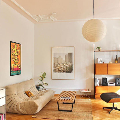 Suspension Akari A Series - Moderne Japanische Leuchte aus Papier, Elegantes und Minimalistisches Design