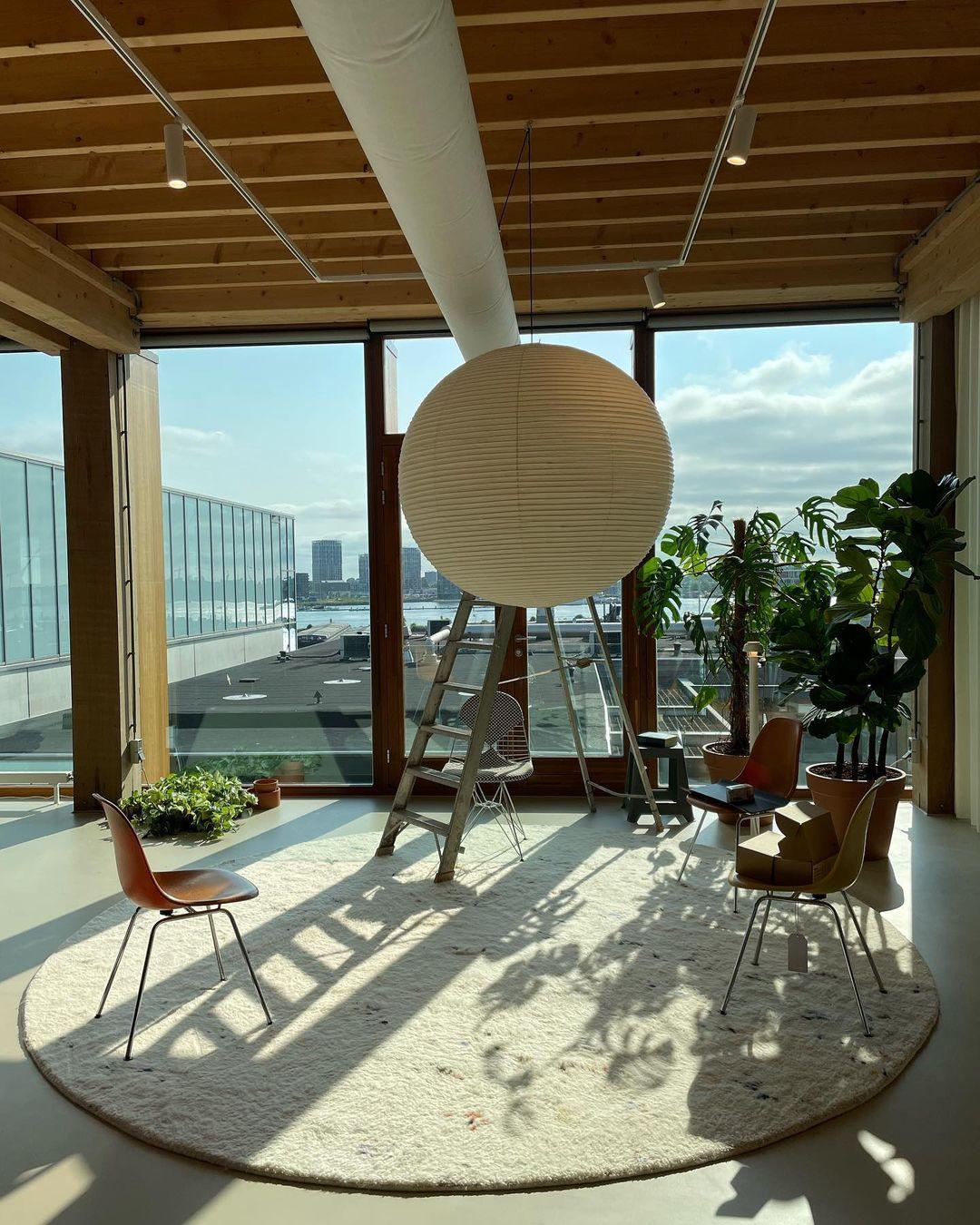 Suspension Akari A Series - Moderne Japanische Leuchte aus Papier, Elegantes und Minimalistisches Design