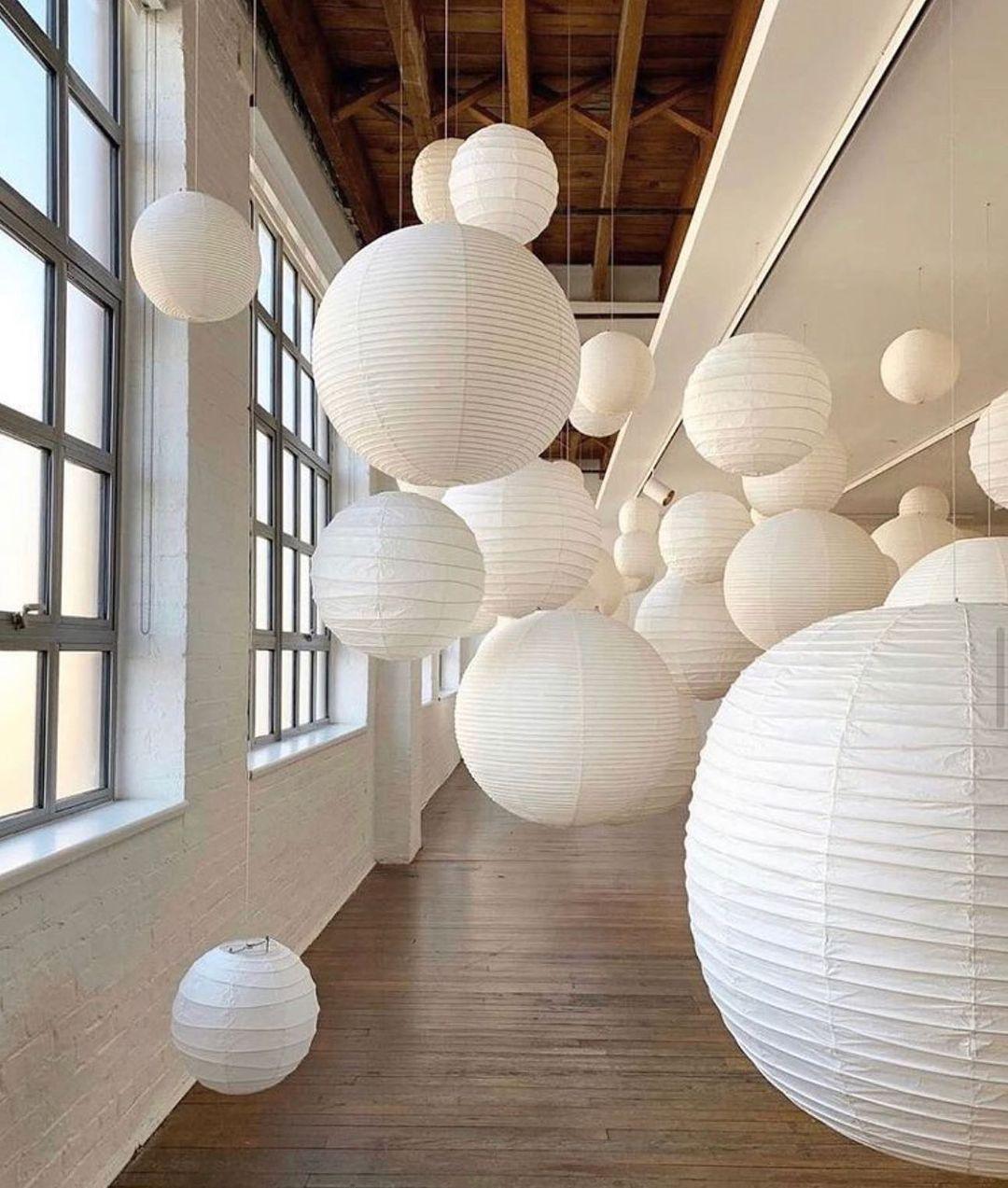 Suspension Akari A Series - Moderne Japanische Leuchte aus Papier, Elegantes und Minimalistisches Design