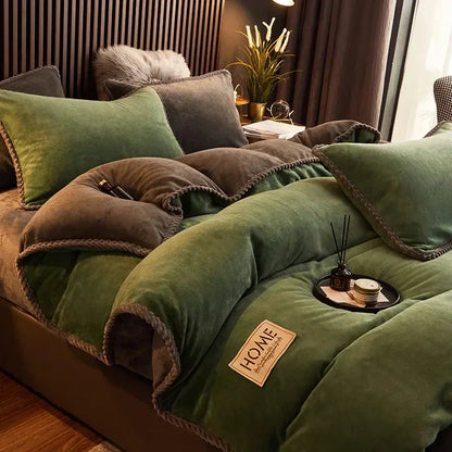 Amelva - Luxuriöse Samtdecke für stilvolle Schlafzimmer